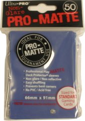 Ultra Pro Matte 50ct Blue Sleeves
