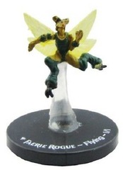 Faerie Rogue flying 1/1 Overwhelming Swarm miniature MTG token