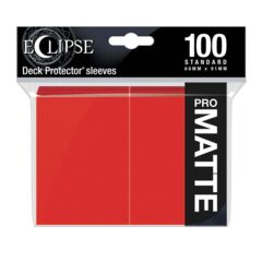 Eclipse Matte Standard Sleeves - Apple Red