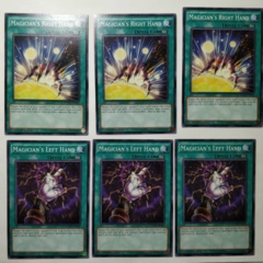 6X MAGICIAN'S LEFT HAND + RIGHT HAND - 1ST ED COMMON NM