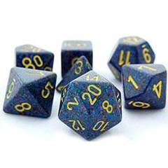 Chessex Dice - 7pc set - Speckled
