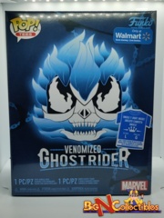 Funko Pop! & Tee - Marvel - Venomized Ghost Rider #369 Blue Exclusive - Large