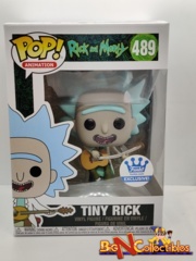Funko Pop! Animation - Rick and Morty - Tiny Rick With Guitar #489 Funko Shop Exclusive Vaulted