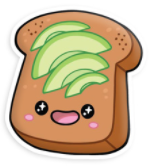 Squishable Sticker - Avocado Toast Sticker