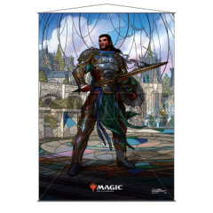 Ultra Pro - Stained Glass Planeswalkers Wall Scroll - Gideon (18180)