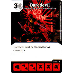 Daredevil - Matthew Murdock, Attorney-at-Law (Die & Card Combo)