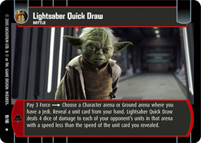 Lightsaber Quick Draw - Foil