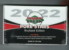2022 Super Break Pokemon Poke Stars Buyback Edition Box - ONLY CONTAINS 1 CARD