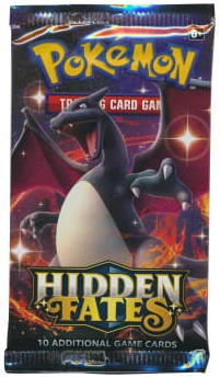 10x Pokemon Card Hidden Fates Sealed Booster Packs GIFT 