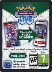 Pokemon GO Special Collection Box - Team Instinct TCGO Code Card