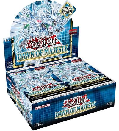 Yu-Gi-Oh Dawn of Majesty 1st Edition Booster CASE (12 Booster Boxes) FACTORY SEALED