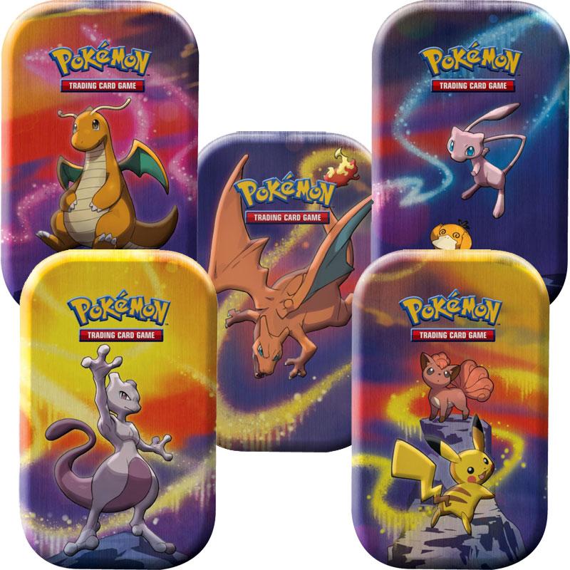 Pokémon Kanto Power Tin Display Box with 10 Tins for sale online 