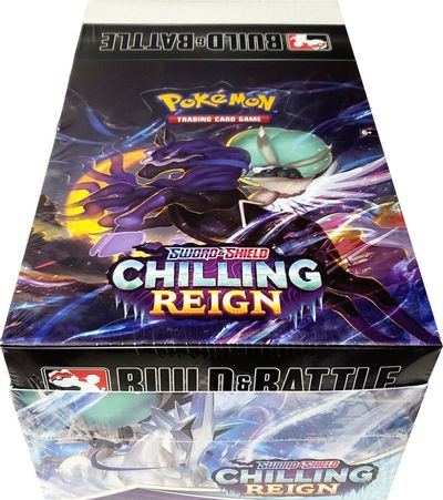 Pokemon SWSH6 Chilling Reign Prerelease Build & Battle Kit Display Box (10 Kits)