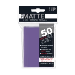 Ultra Pro Standard Size PRO-MATTE Sleeves - Purple - 50ct