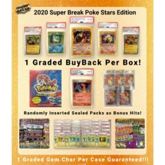 2020 Super Break Pokemon Poke Stars Buyback Edition Box - Please Read Description!