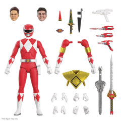 Mighty Morphin Power Rangers Ultimates! - Red Ranger Action Figure