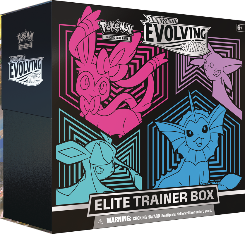 SWSH7 - Evolving Skies Elite Trainer Box Eevee Evolution 2