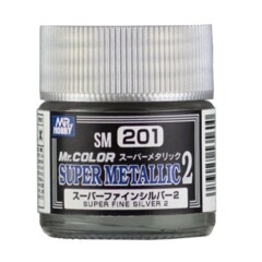 Mr Hobby - Mr Color Super Metallic 2 - SM201 Super Fine Silver 2