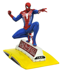 Marvel Gallery - PS4 Spider-Man on Cab PVC Statue