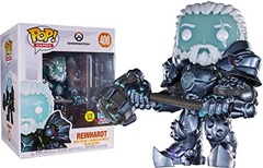 Pop! Games Overwatch - Reinhardt (#400) 2018 Fall Convention Exclusive Glows In The Dark (used, see description)