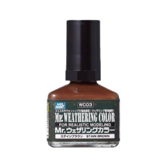 Mr Hobby - Mr Weathering Color WC03 Stain Brown