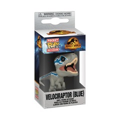 Pocket Pop! Jurassic World Dominion - Blue Velociraptor Keychain