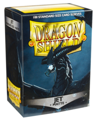 Dragon Shield Matte Standard Sleeves - Jet (100ct)