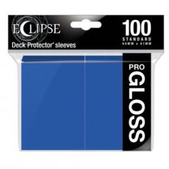 Ultra Pro Glossy Eclipse Standard Sleeves - Pacific Blue (100ct)
