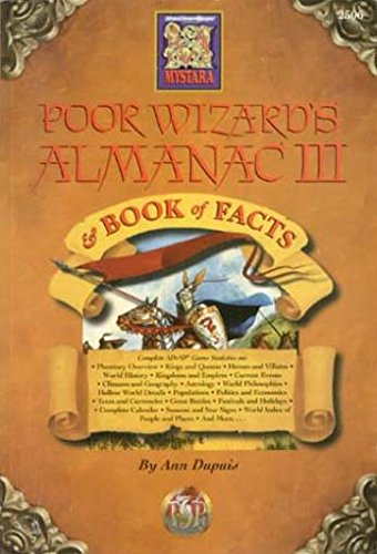 AD&D(2e) 2506 - Poor Wizards Almanac III & Book of Facts