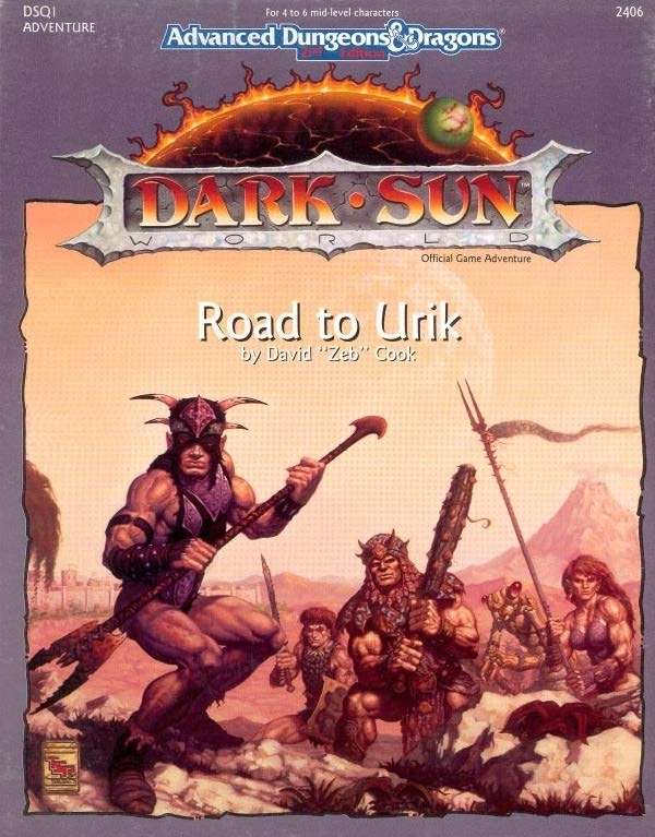 AD&D 2E Dark Sun Road to Urik Box 2406