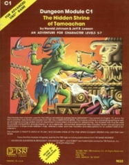AD&D C1 - The Hidden Shrine of Tamoachan 9032 (1981 Cover)