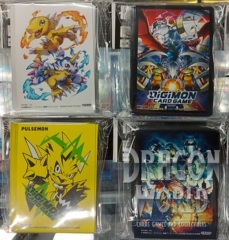 Pack of 4 Wv. 2 - 60CT - Standard - Digimon Sleeves