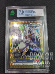 1999 UD DIGIMON EXCLUSIVE PREVIEW #33 ANGEMON - PRISM - MNT Grade 7.0