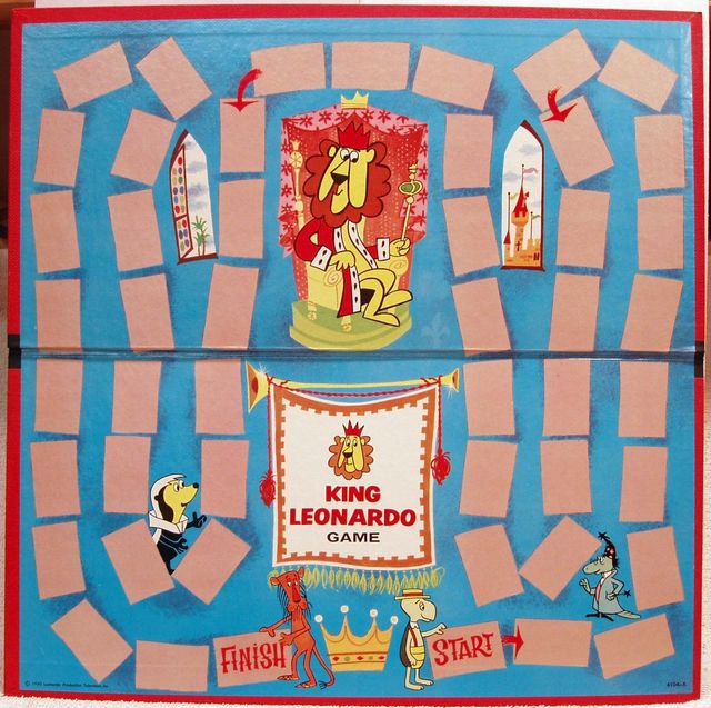 King Leonardo and his Subjects Game © 1960 Milton Bradley 4104