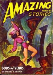 AMAZING STORIES Pulp Novel V22#3 © 1948