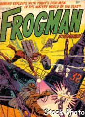 Frogman Comics v1#03 © July-August 1952 Hillman
