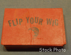 Beatles Flip Your Wig; Wig Card