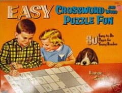 EASY CROSSWORD and PUZZLE FUN Â© 1962 Whitman #1680