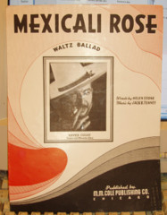 Mexicali Rose by Jack Tenney © 1951 Photo Cover Xavier Cugat