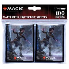 Kaldheim 100ct Sleeve featuring Kaya the Inexorable for Magic: The Gathering