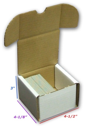 200 Count Cardboard Storage Box - White