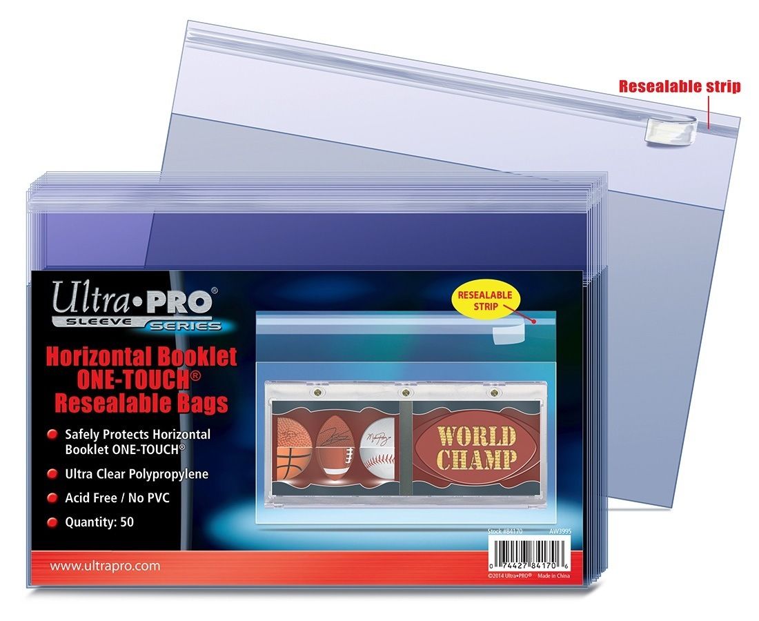 Horizontal Booklet One-Touch Resealable Bags (50ct.)