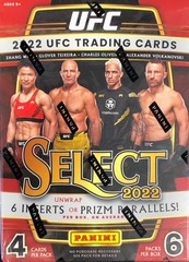 2022 Panini Select UFC MMA Trading Cards Blaster Box