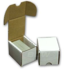 100 Count Cardboard Storage Box - White