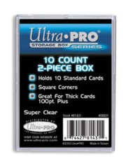 Ultra Pro Plastic 2-piece Box 10-count
