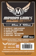 MAYDAY - MAGNUM CARD SLEEVES - 65MM X 100MM - 100ct - MDG-7102