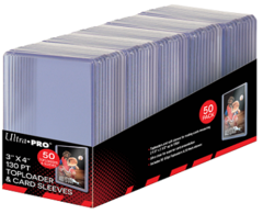 ULTRA PRO - TOPLOADER - 130PT AND SLEEVES COMBO - 50CT