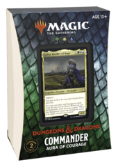 MTG - ADVENTURES IN THE FORGOTTEN REALMS - COMMANDER DECK - AURA OF COURAGE (ENGLISH)
