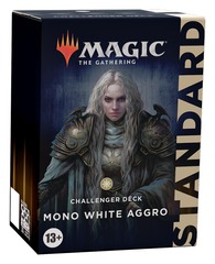 MAGIC THE GATHERING  -  CHALLENGER DECKS 2022  -  MONO WHITE AGGRO (ANGLAIS)