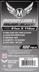 MAYDAY - MAGNUM CARD SLEEVES - 61MM X 112MM - 100ct - MDG-7113